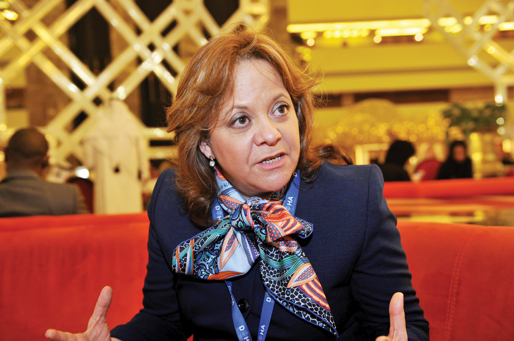 The Undersecretary for Multilateral Affairs  and  Human  Rights  at  the  Mexican  Ministry  of  Foreign Affairs, Martha Delgadois. Pic: Abdul Basit/The Peninsula 