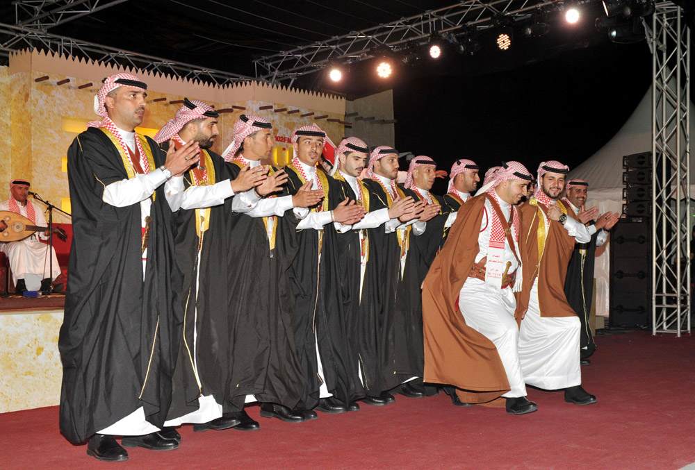 A performance during the Spring Festival at Souq Waqif. Pic: Abdul Basit/ The Peninsula