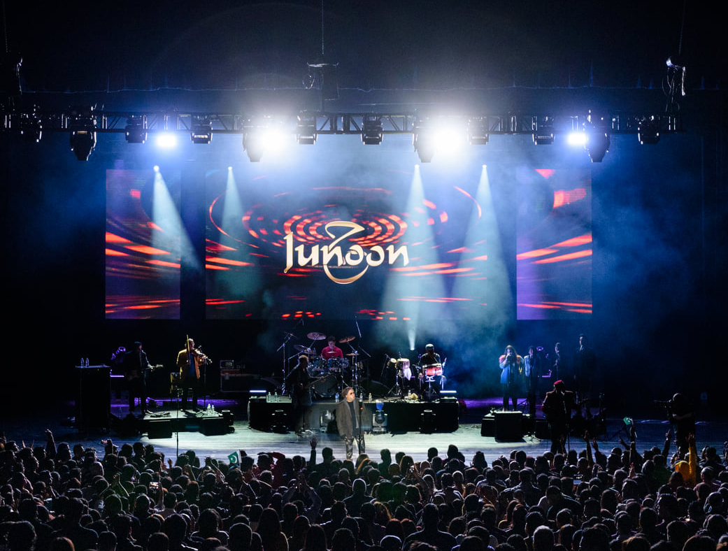 Junoon performing during their tour. (Junoon / Facebook)