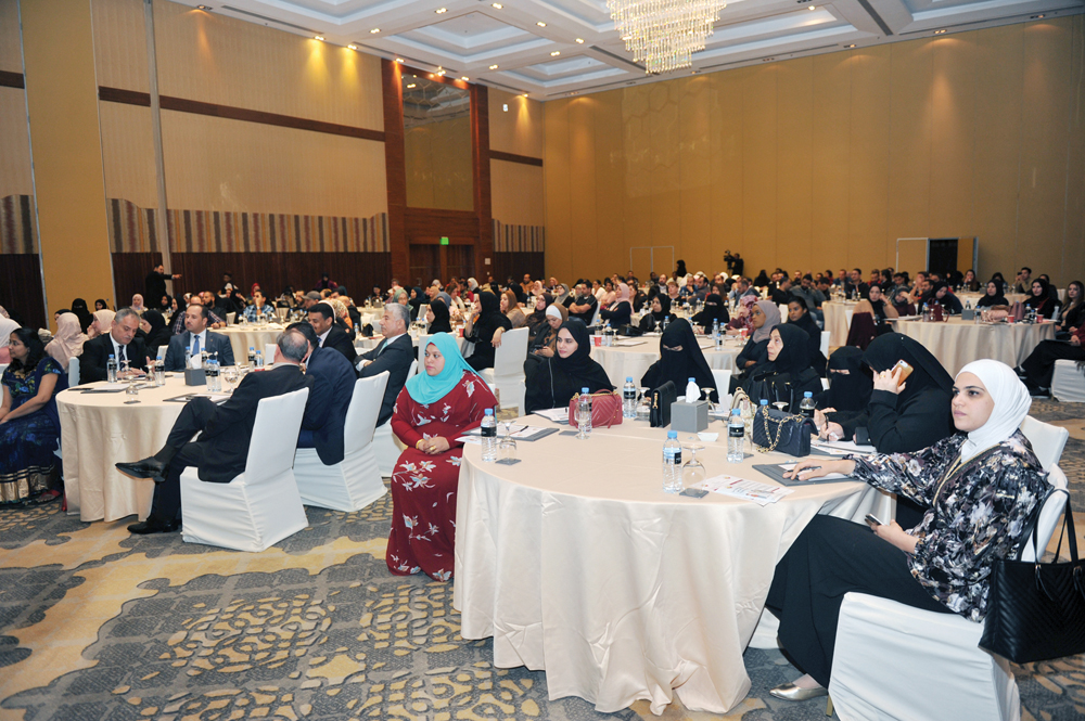 Nurses and other healthcare professionals during the  training workshop on Tdap vaccination campaign.  Pic: Abdul Basit/The Peninsula 