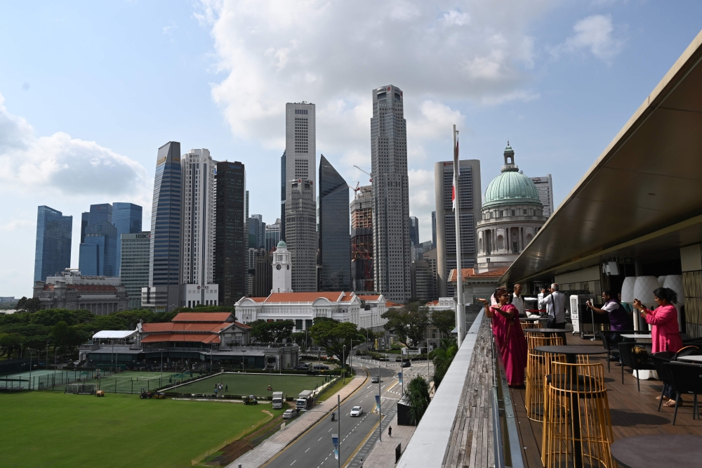 File photo of the Singapore skyline for representational purposes only.