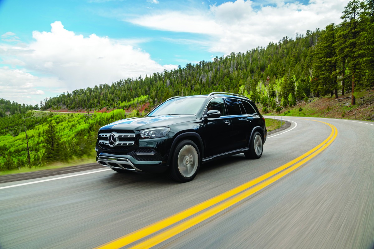 The new Mercedes-Benz GLS car.