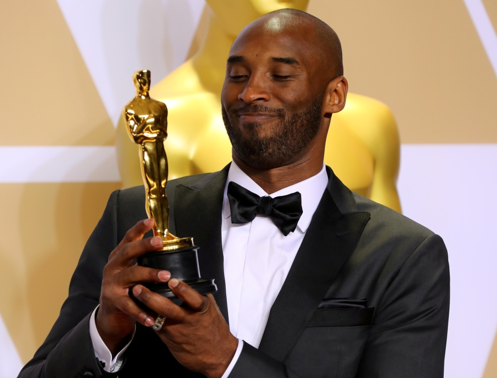 Kobe Bryant with Best Animated Short Film Award for 