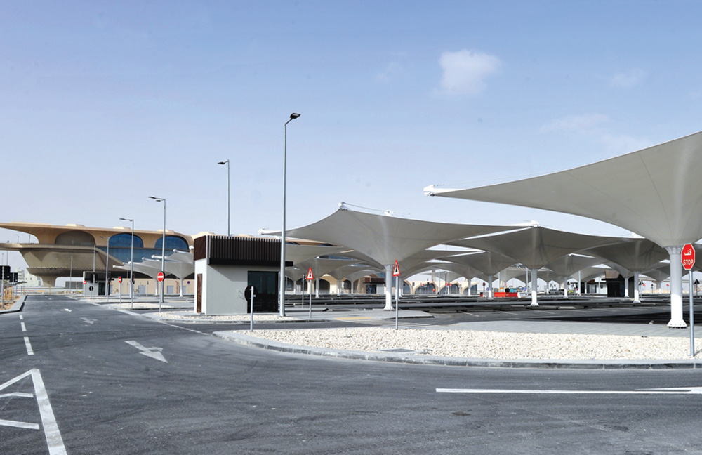 A view of the new free parking space near Al Wakra Metro Station. Pic: Abdul Basit/The Peninsula