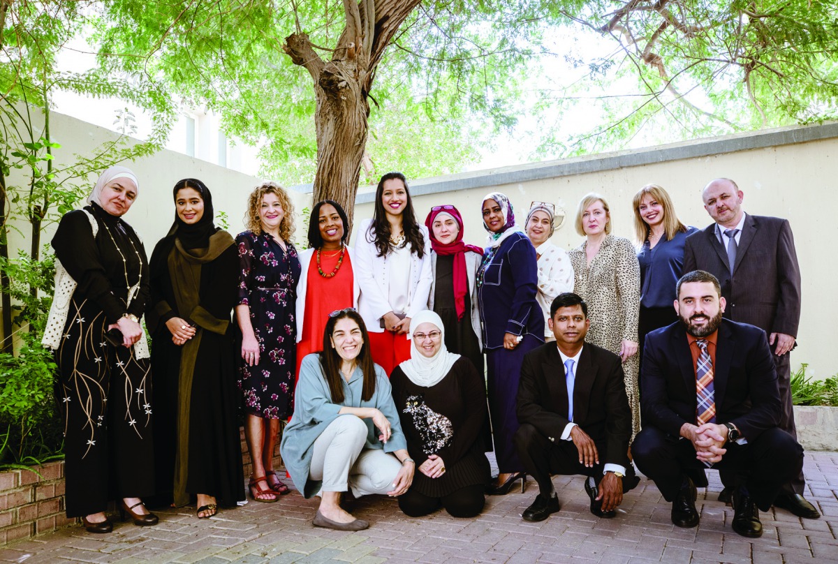 The team at the Education Development Institute of Qatar Foundation. 