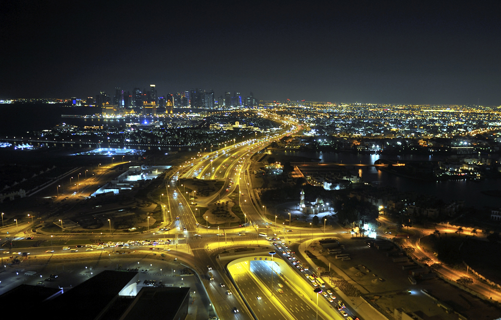 FILE PHOTO: Doha City view from Mondrian Doha hotel. January 9, 2020. Abdul Basit © The Peninsula 