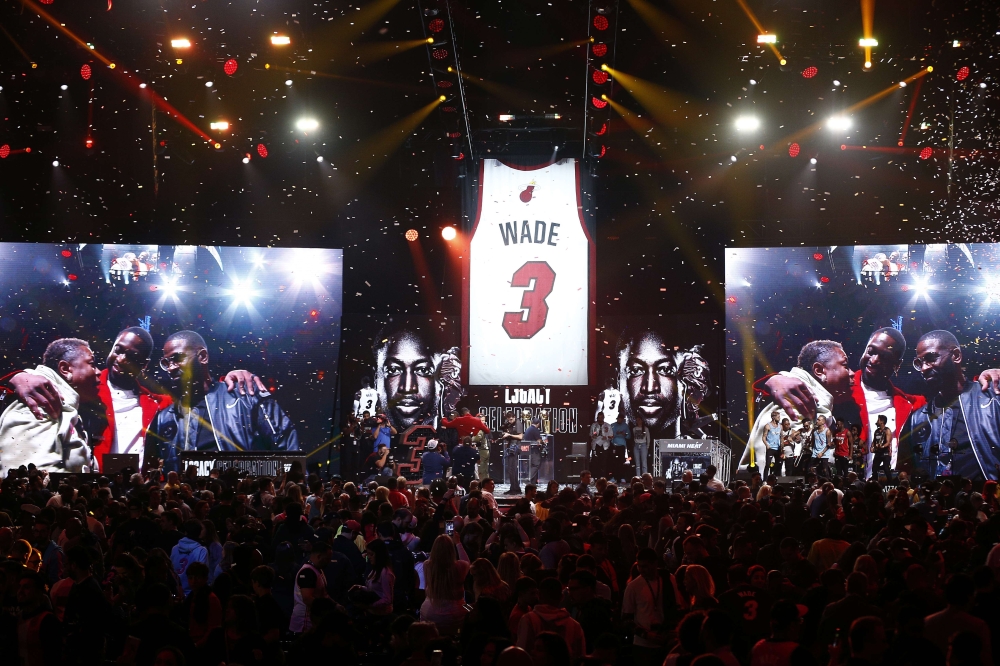 The future Hall of Famer, Wade, averaged 22 points, 5.4 assists and 4.7 rebounds throughout his career. He scored more than 20,000 points (23,165).