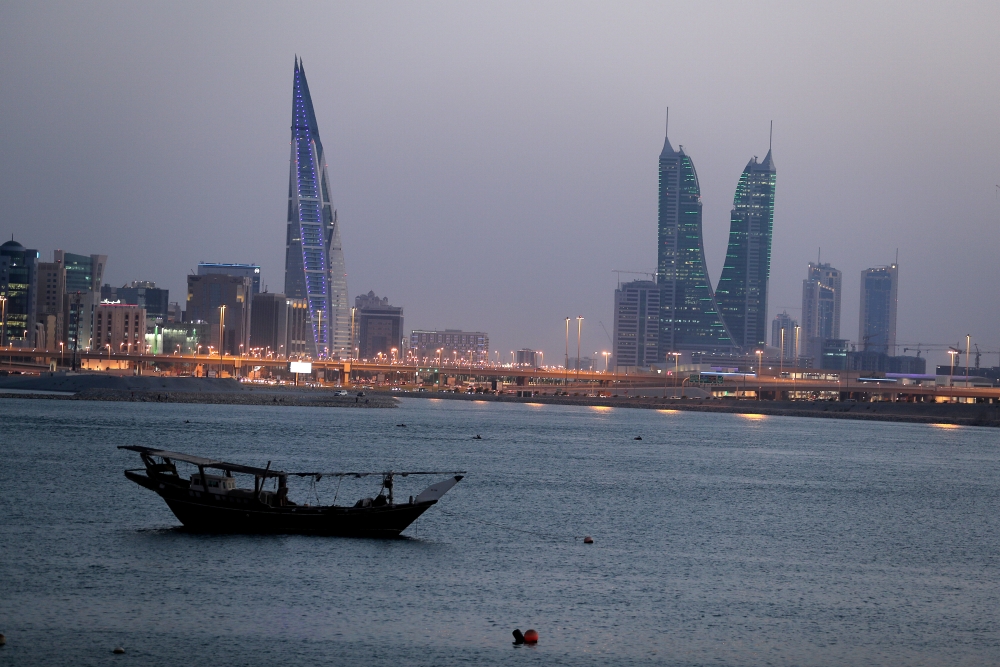 FILE PHOTO: General view of Bahrain's financial district in Manama, Bahrain, June 20, 2019. REUTERS/ Hamad I Mohammed