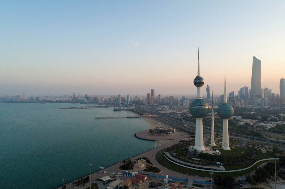 File photo: An aerial view shows Kuwait City after the country entered virtual lockdown, following the outbreak of coronavirus, in Kuwait City, Kuwait March 16, 2020. Picture taken with a drone. Reuters/Stephanie McGehee/File Photo