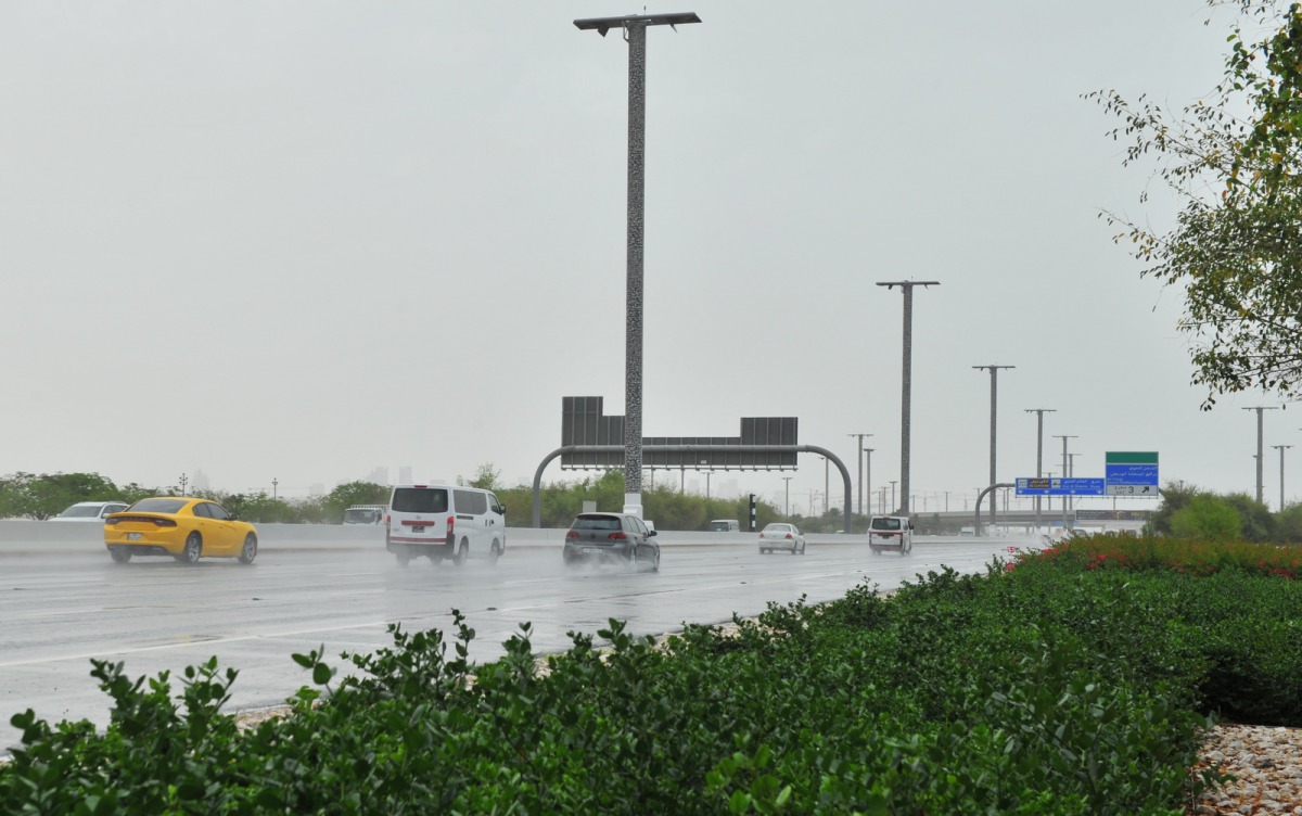 Most part of Qatar received heavy rainfall today along with fierce wind. A few clicks by The Peninsula lens man Baher Amin