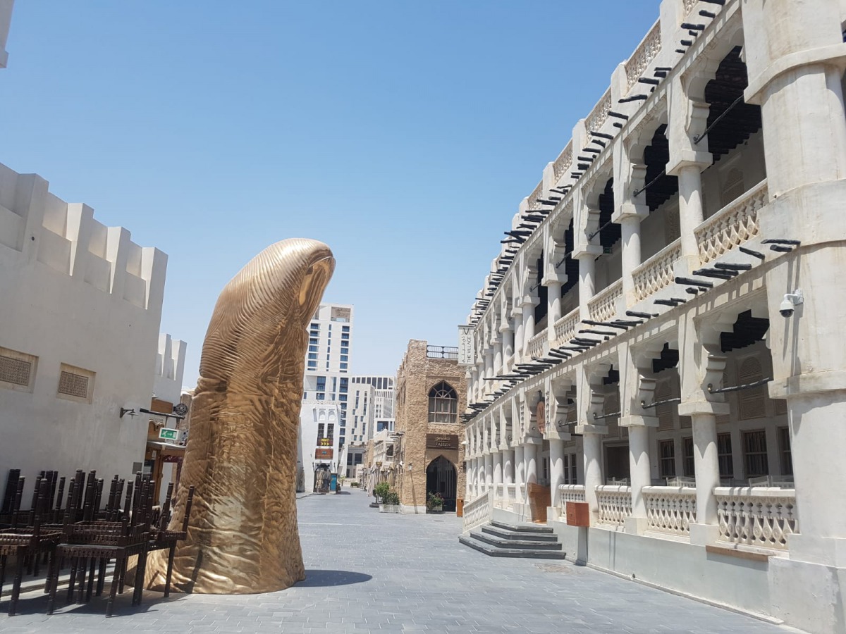 A view from Souq Waqif. Pic: Abdul Basit / The Peninsula