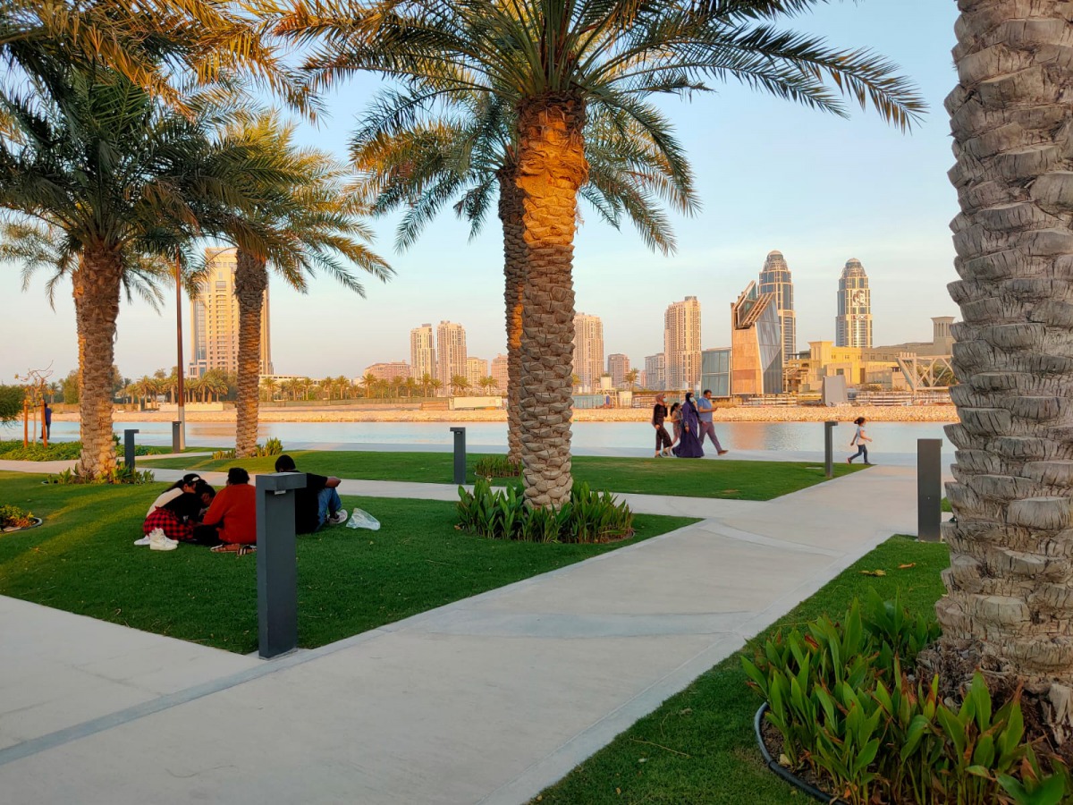 Lusail corniche. Photo by Baher Amin © The Peninsula