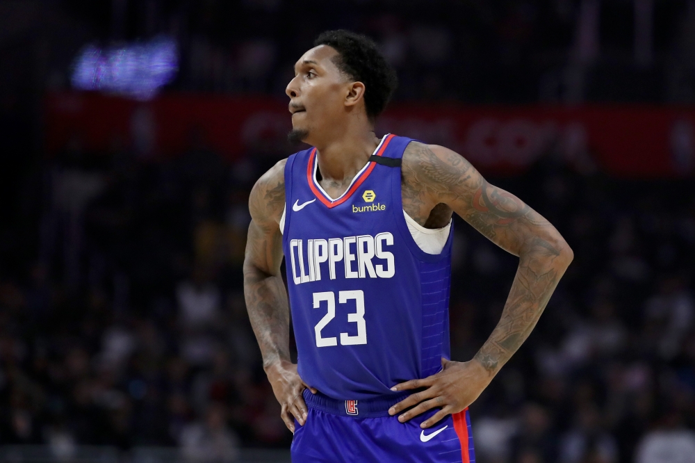 In this file photo taken on February 22, 2020, Lou Williams #23 of the LA Clippers stands on the court during the third quarter against the Sacramento Kings at Staples Center in Los Angeles, California. Los Angeles Clippers guard Lou Williams will miss at