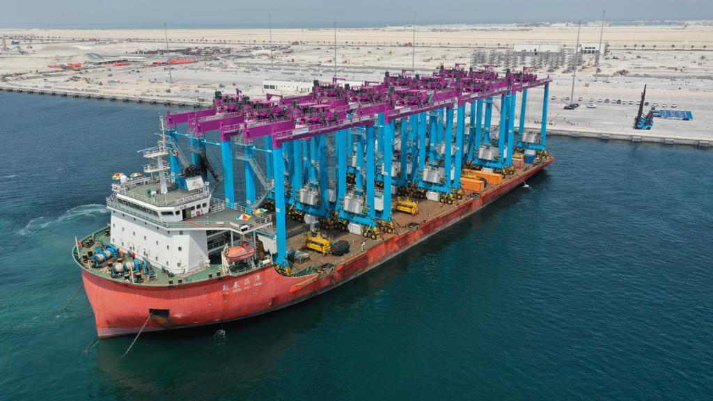 First vessel arriving at Hamad Port’s Container Terminal 2