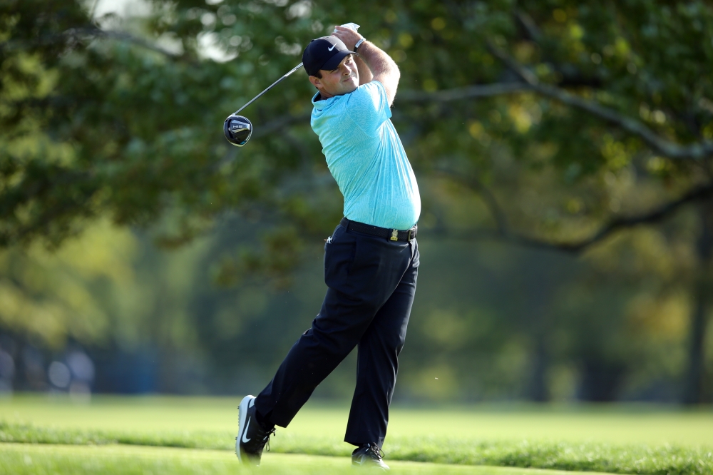 Patrick Reed plays his shot from the second tee during the second round of the U.S. Open golf tournament at Winged Foot Golf Club - West. (Brad Penner-USA TODAY Sports)