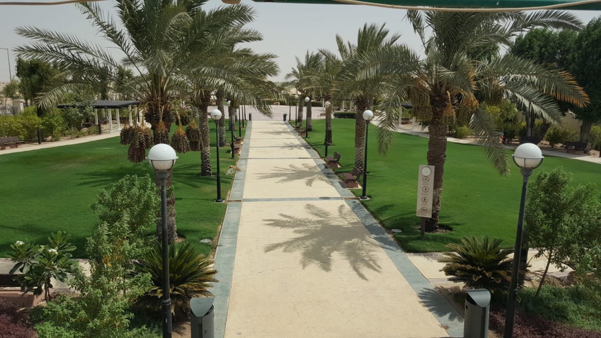 A public park in Al Shahaniya Municipality