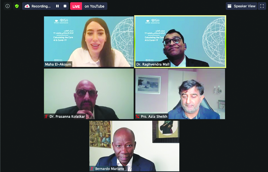 Experts at the virtual discussion held by WISH. 