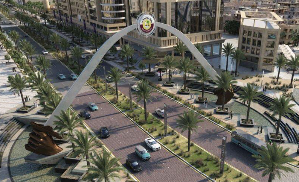 Under the second and third packages of Doha Central Development and Beautification Projects, green areas will be increased and more trees will be planted.