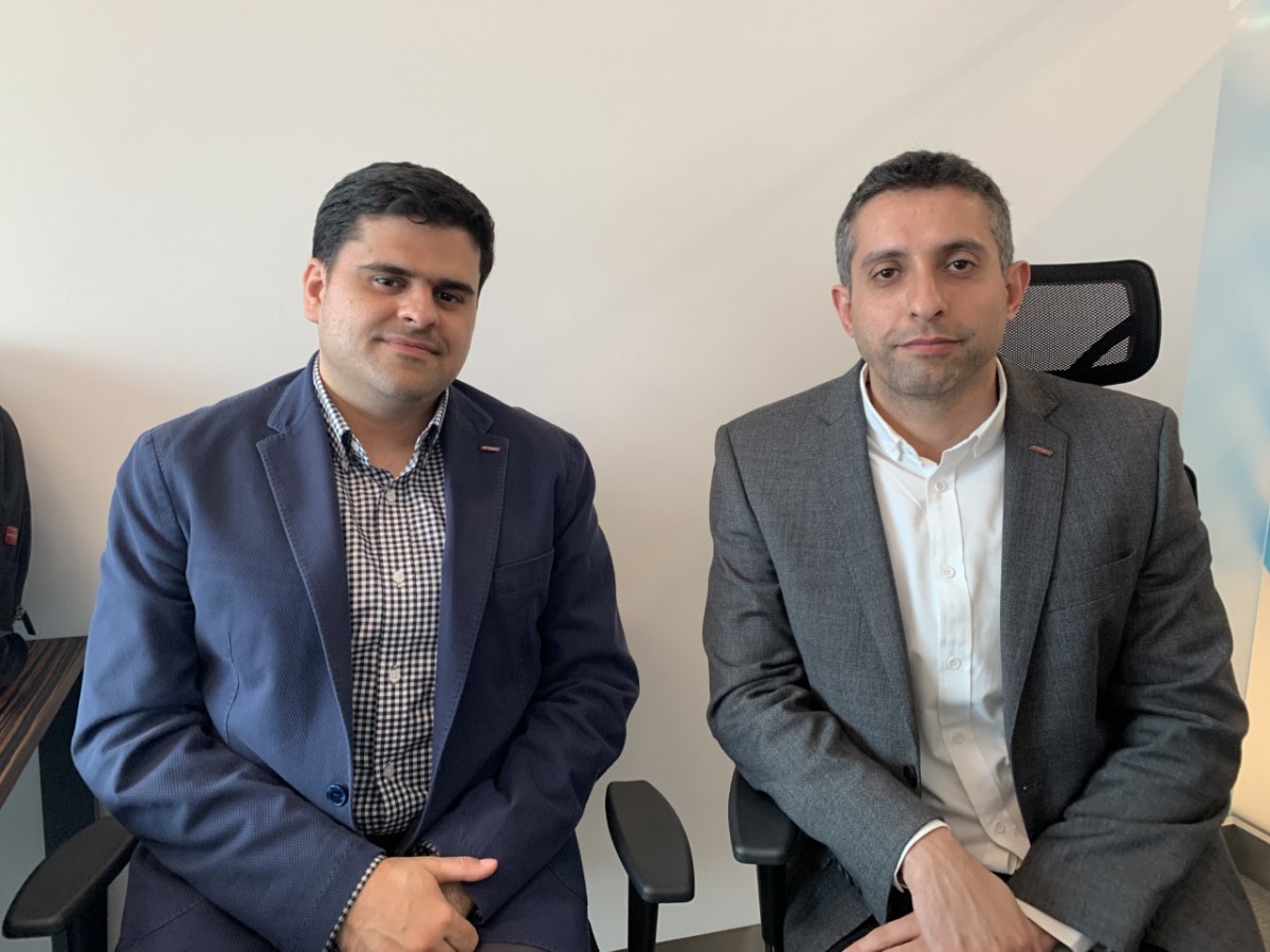 Sponix Tech Founder and CEO Mohammad Ali Abbaspour (left) and Mohsen Rajabi, Business Development Director for Sponix, during an interview with The Peninsula recently. 