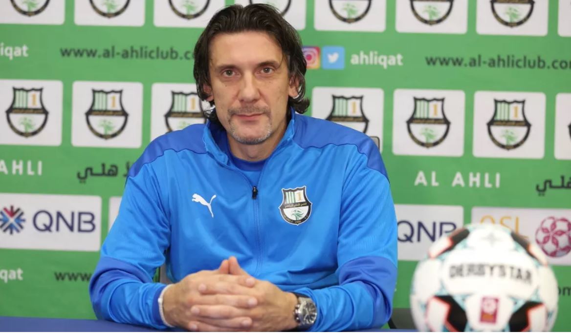 Al Ahli coach Nebosha Jovovic during pre-match press conferences ahead of Round 6 of the QNB Stars League, which begins today.