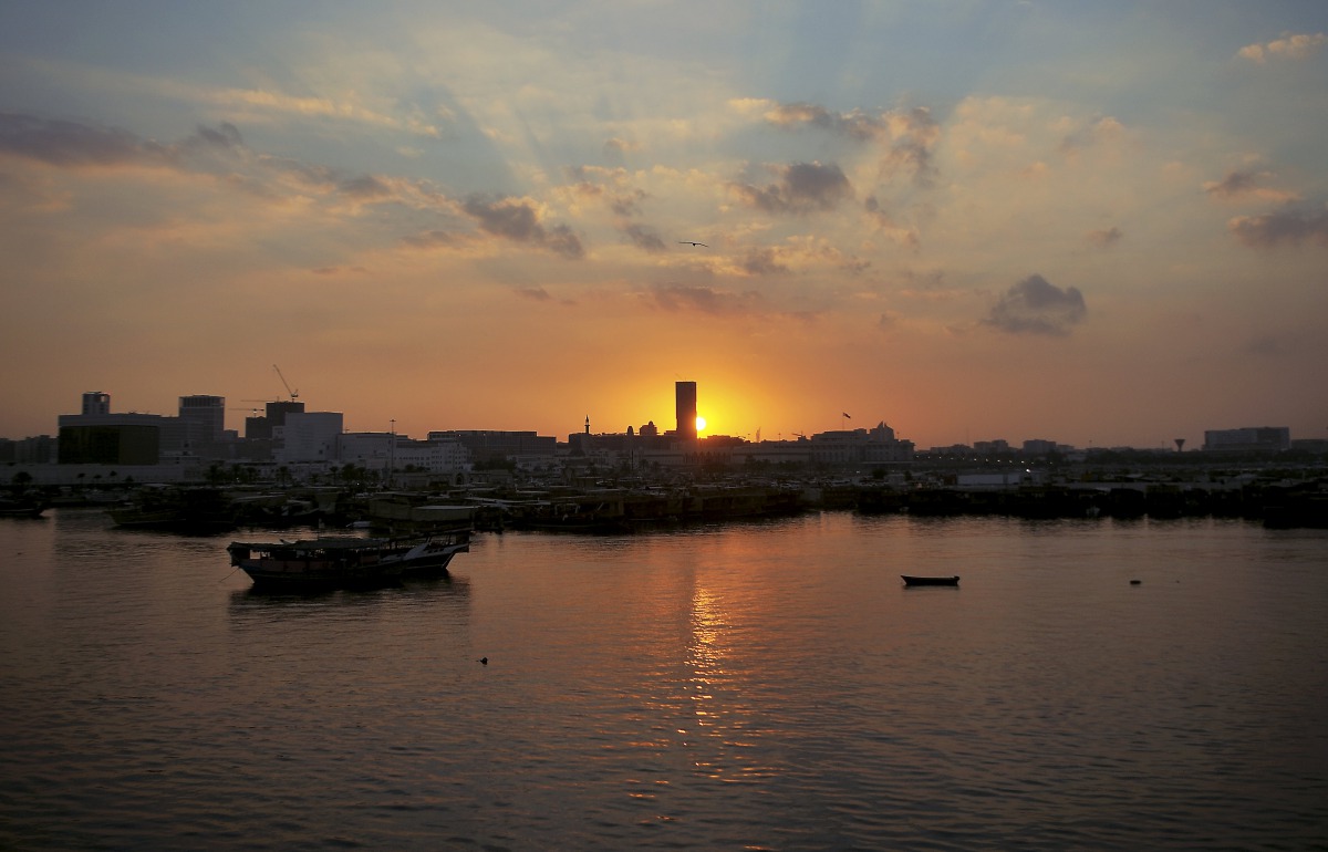 Doha sunset. Photo credit: Abdul Basit/ The Peninsula