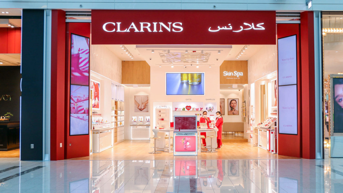 French luxury brand Clarins has also opened at Doha Festival City. 