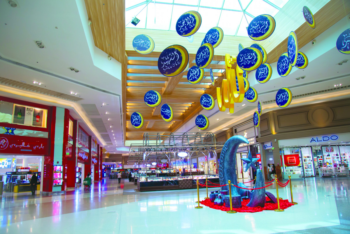 Traditional decoration are seen at Hyatt Plaza Mall for holy month of Ramadan 