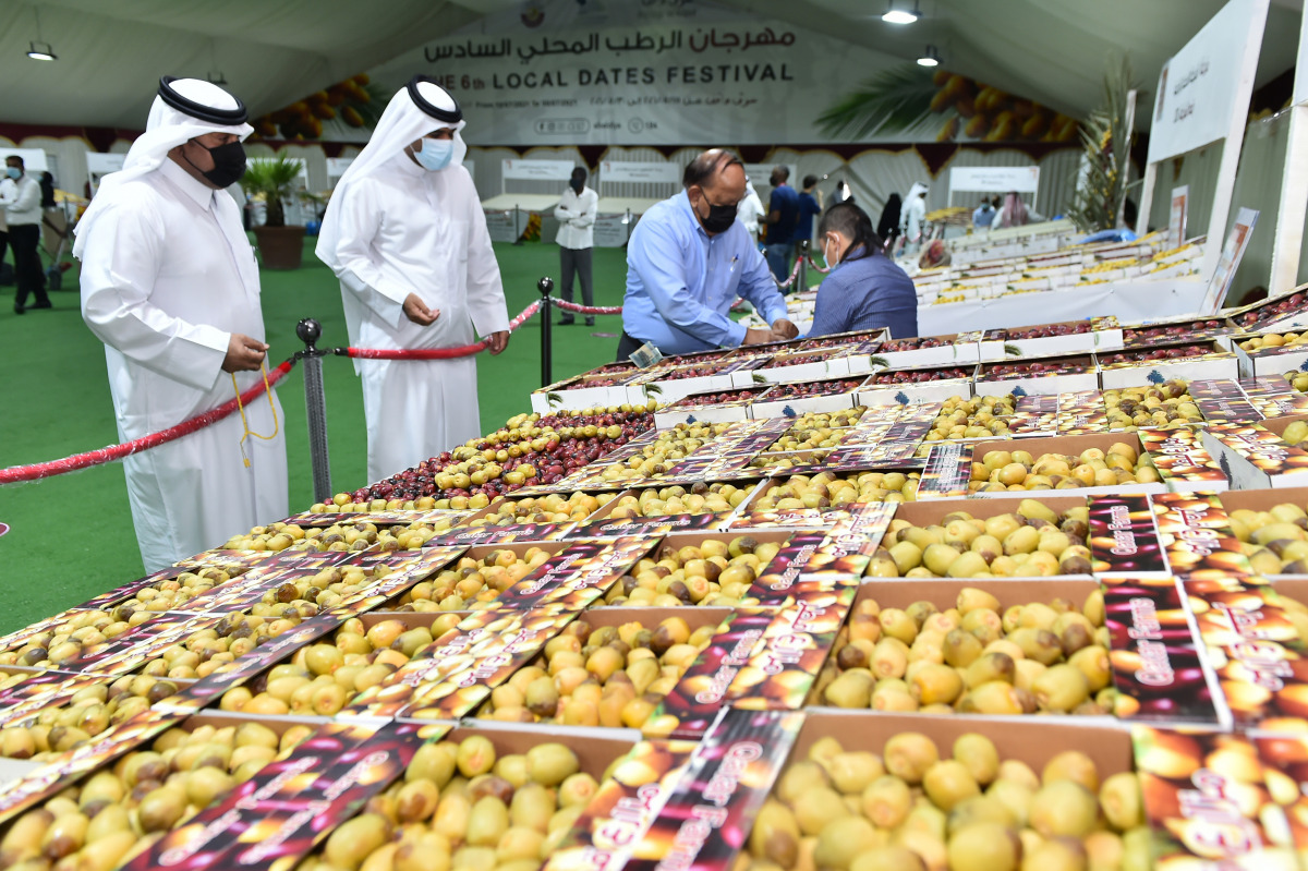 The 6th Local Date festival open at Souq Waqif.
PIC. ABDUL BASIT MOHAMMAD
