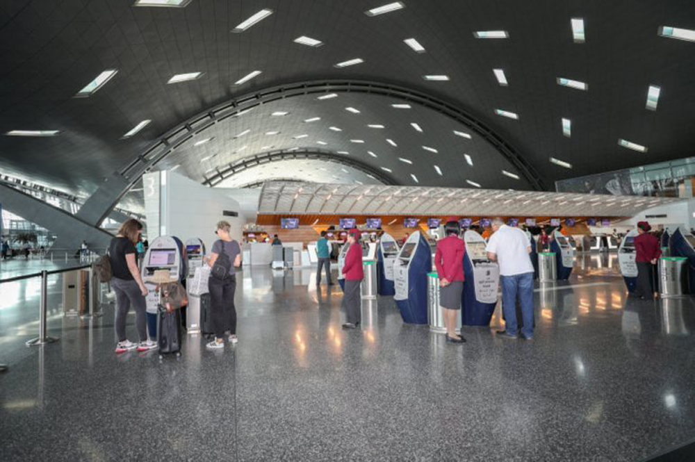 A view of Hamad International Airport.