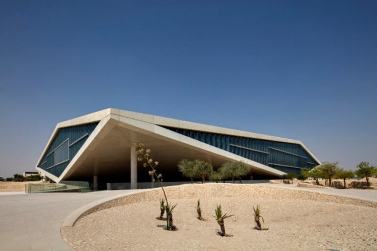 File photo of Qatar National Library in Education City  