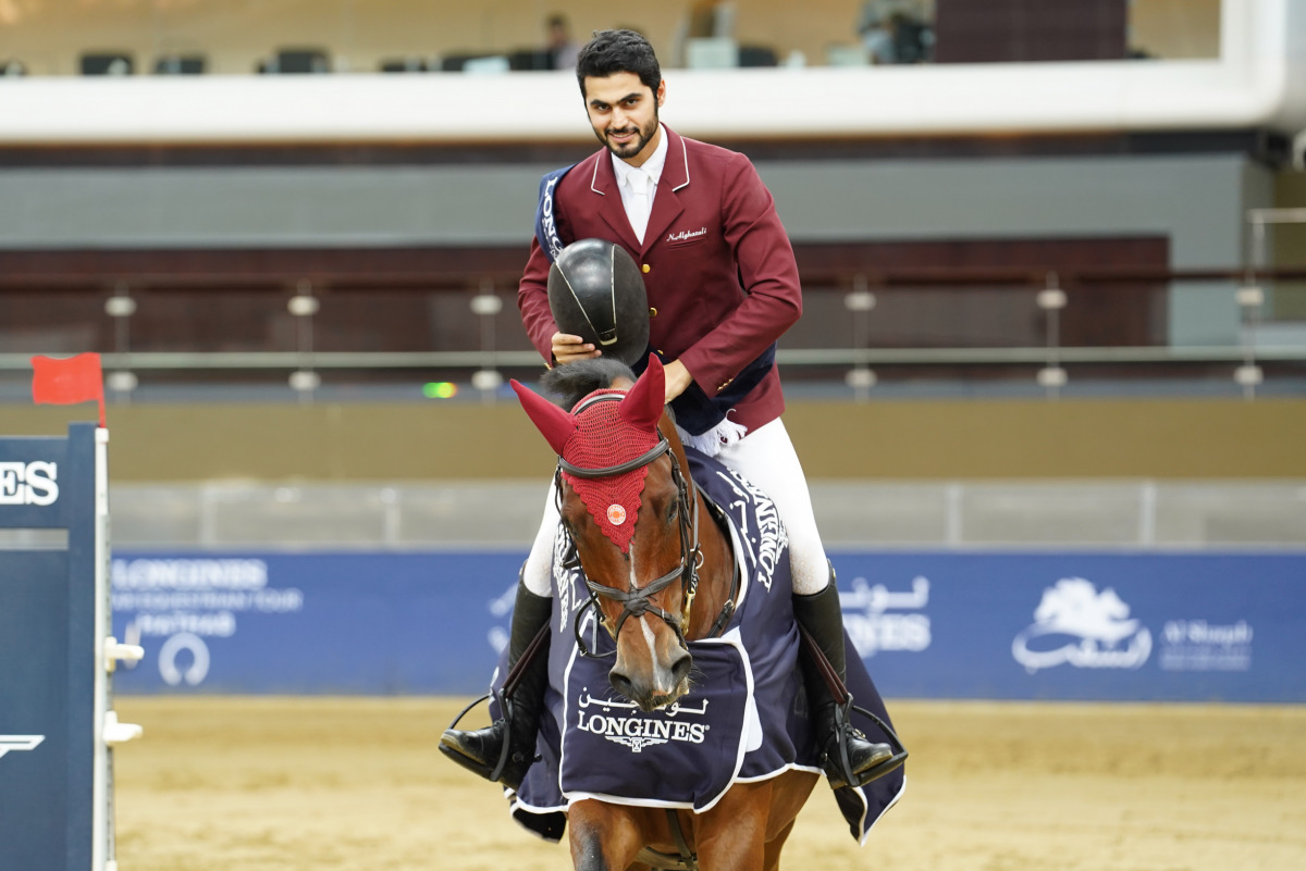 Overall champion of last season's Big Tour, Nasser Jassim Al Ghazali celebrates in this file photo.