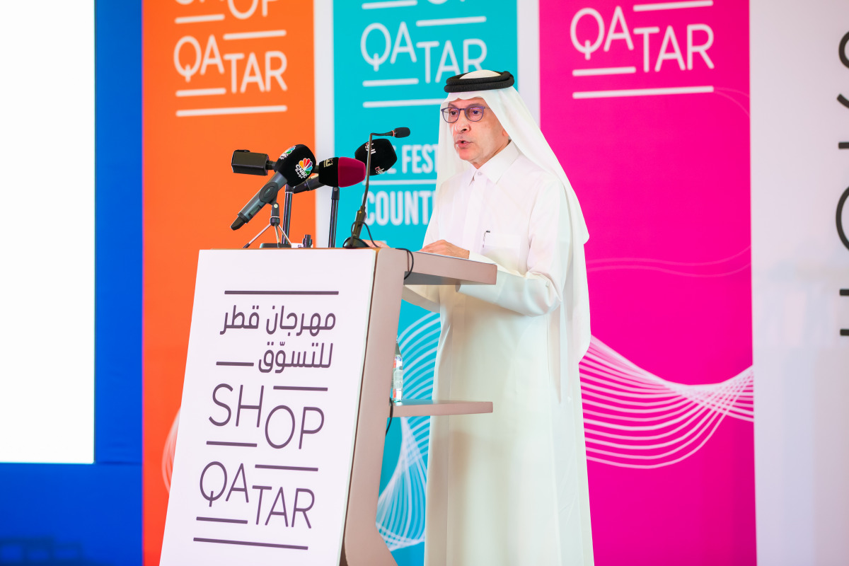 Qatar Airways Group Chief Executive and Chairman Qatar Tourism H E Akbar Al Baker announcing the details of fifth edition of Shop Qatar.