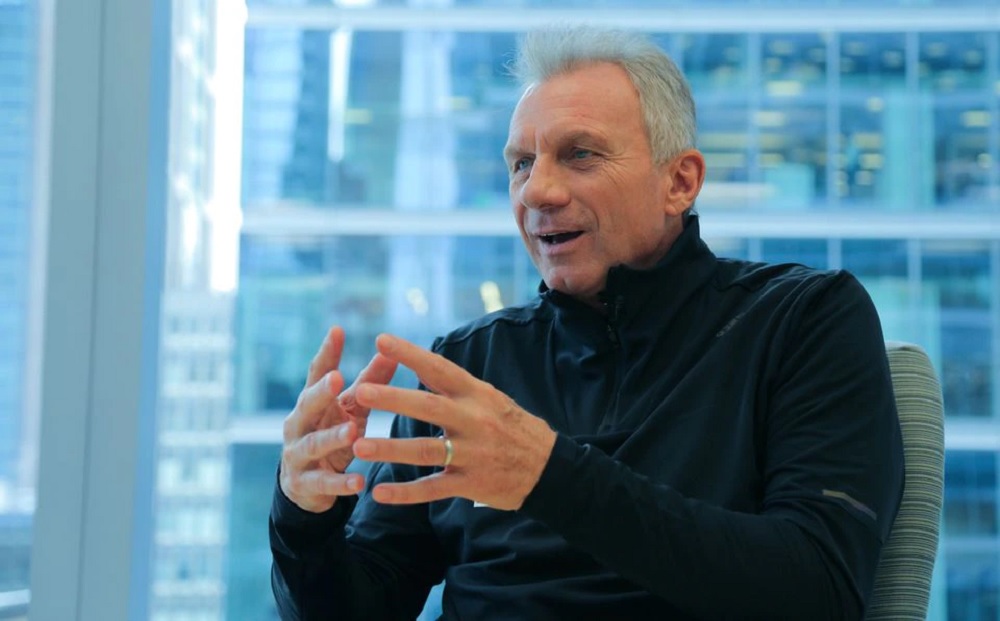 Former Superbowl champion quarterback Joe Montana, who played for the National Football League's San Francisco 49ers and Kansas City Chiefs, speaks during an interview in Toronto, Ontario, Canada January 22, 2019. REUTERS/Chris Helgren