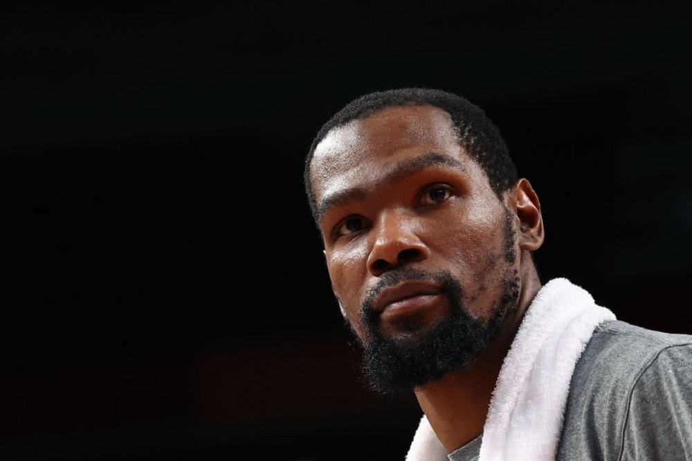 Kevin Durant of the United States after the match REUTERS/Brian Snyder