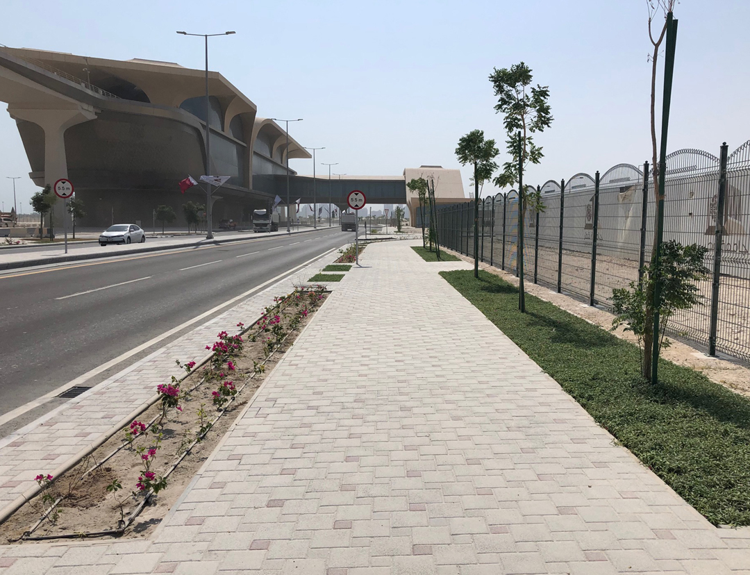 The new road also features a 2.5-km shared pedestrian and cycle path. 