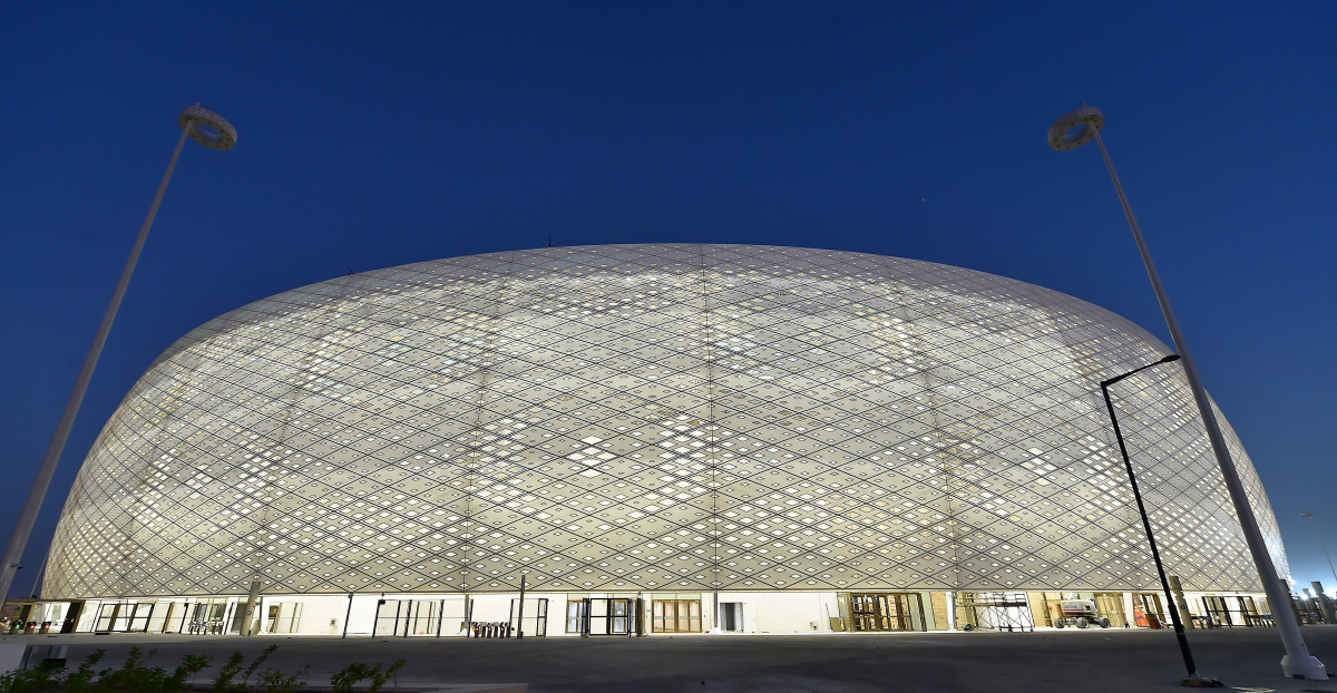 A spectacular view of Al Thumama Stadium. Pic: Abdul Basit / The Peninsula 