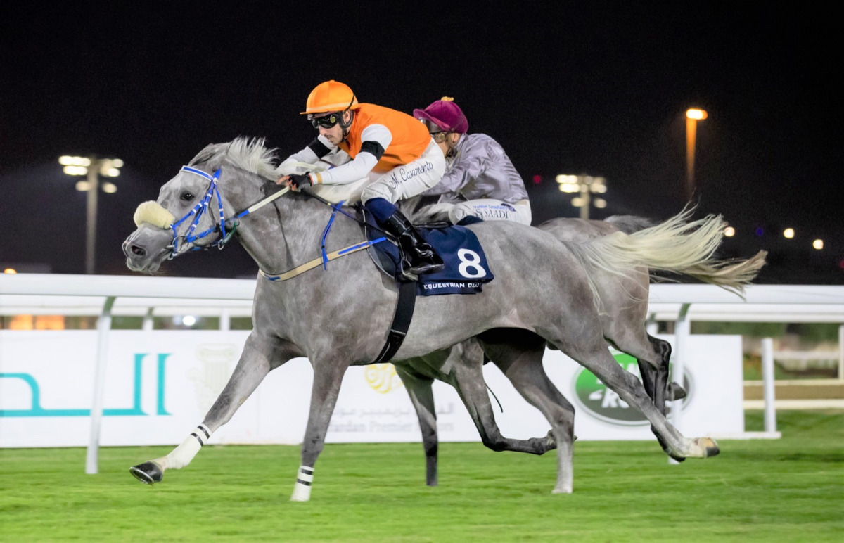 Marco Casamento guides Arguya to Umm Bab Cup victory at Al Rayyan Racecourse.