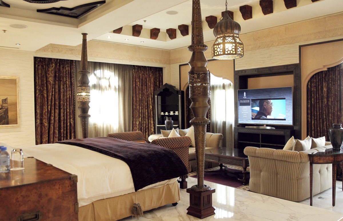 An inside view of Royal Villa at the Sharq Village & Spa.  Pic: Salim Matramkot