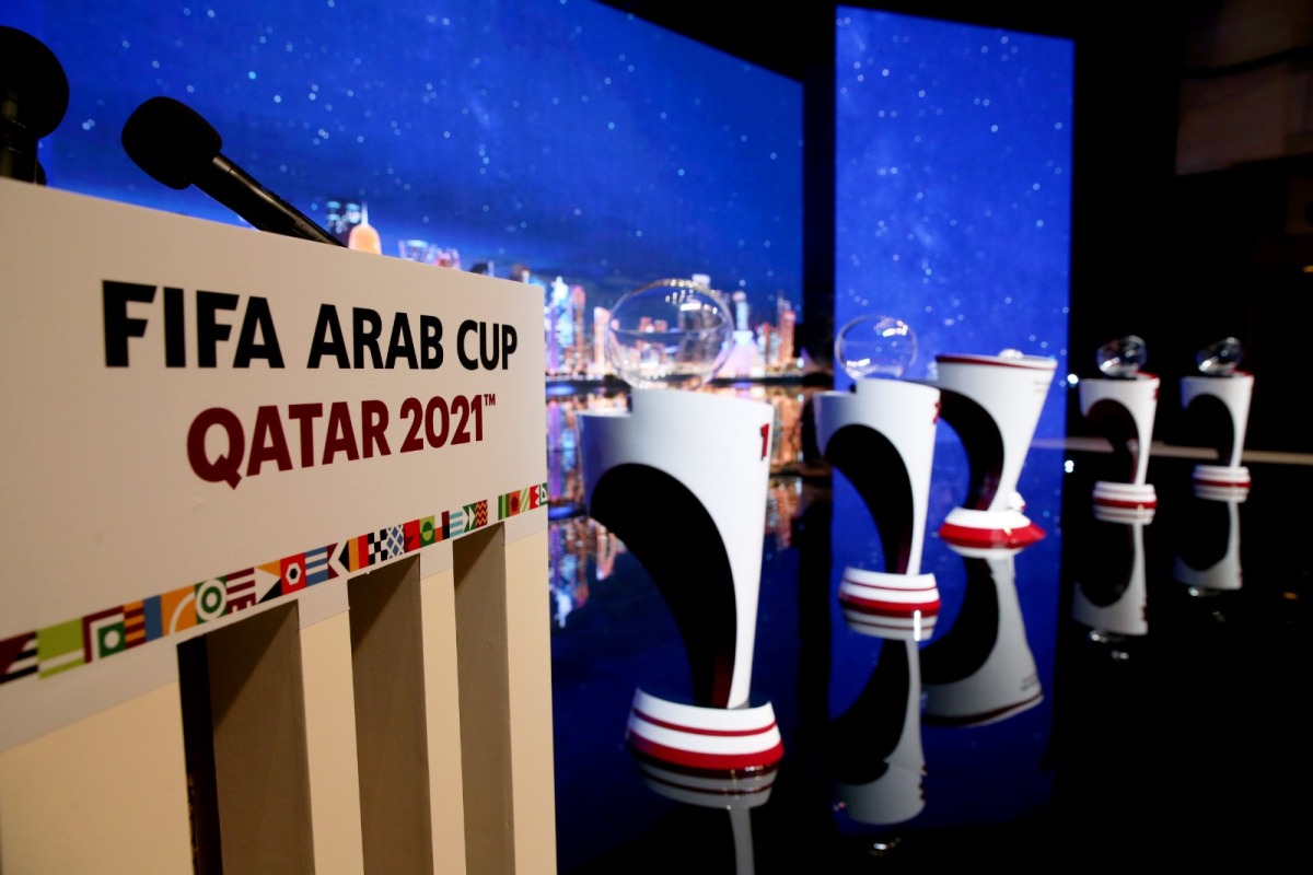 A general view of Al Thumama Stadium during the recently-held Amir Cup final. Al Thumama Stadium will host six matches during the Arab Cup tournament.