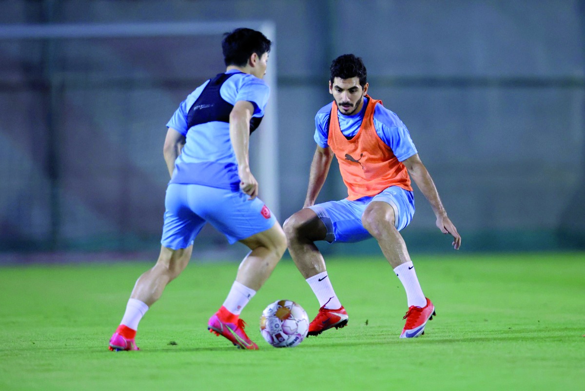 Al Duhail players in action