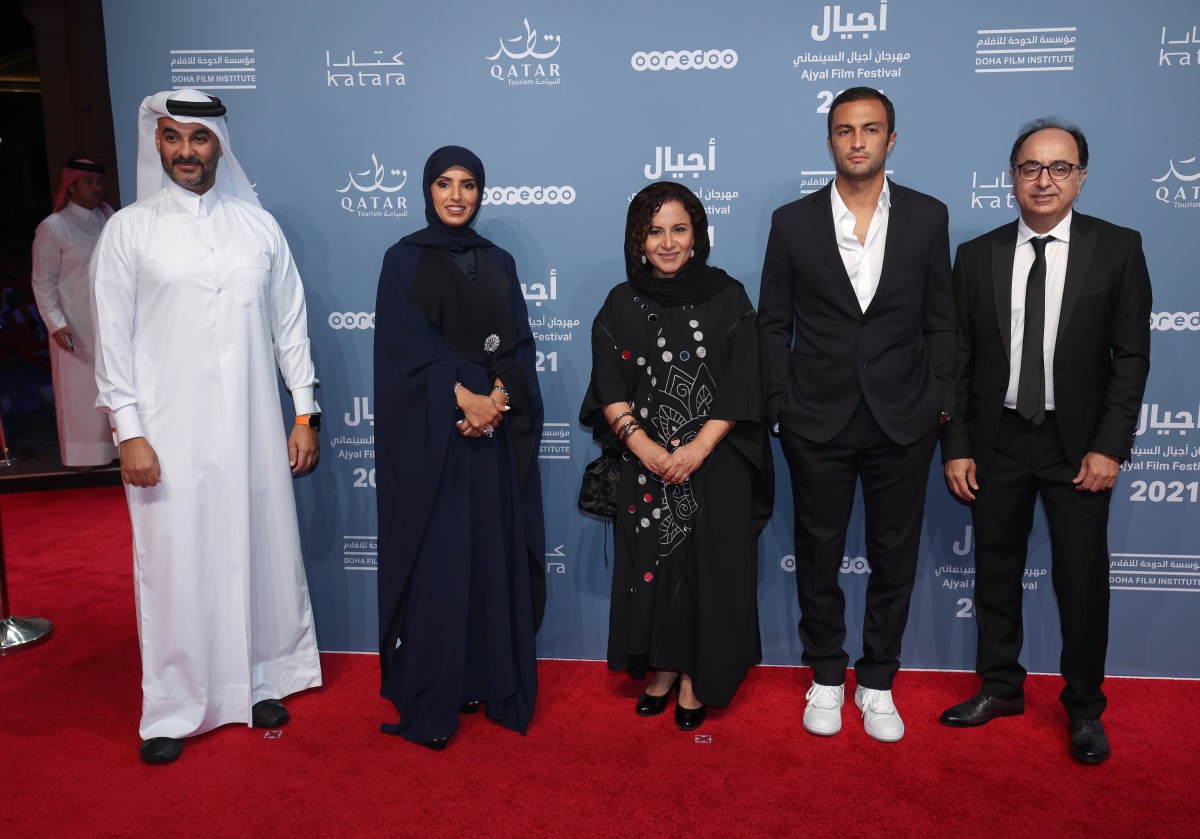 'A Hero' actors Amir Jadidi and Fereshteh Sadre Orafaee at the opening of 9th Ajyal Film Festival.