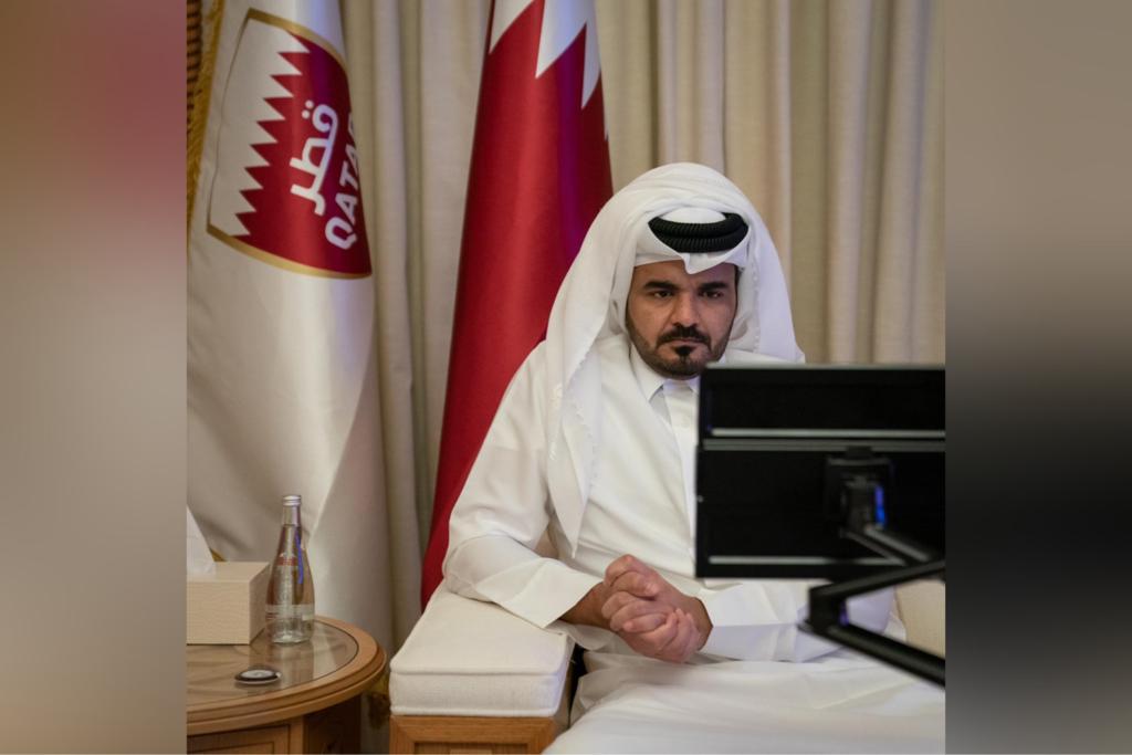 Qatar Olympic Committee President  H E Sheikh Joaan bin Hamad bin Khalifa Al Thani.