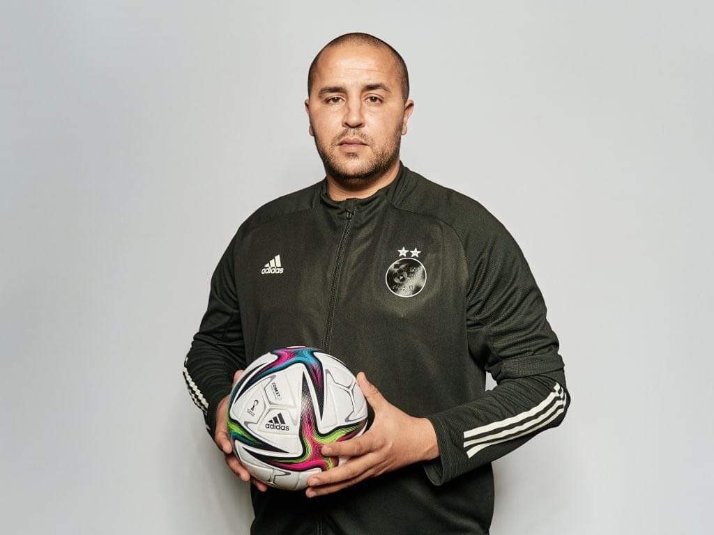 Algeria coach Madjid Bougherra 