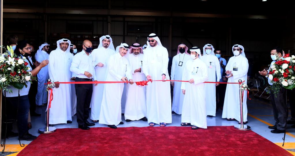 Petrotec officials and VIPs during the inauguration of the new service and technology centre in Ras Laffan, yesterday. 