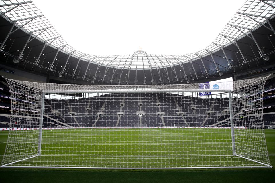 File Photo: General view inside the stadium before the match Action Images via Reuters/Peter Cziborra



