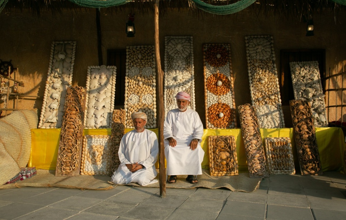 Exhibitors at 11th Katara Traditional Dhow Festival.

