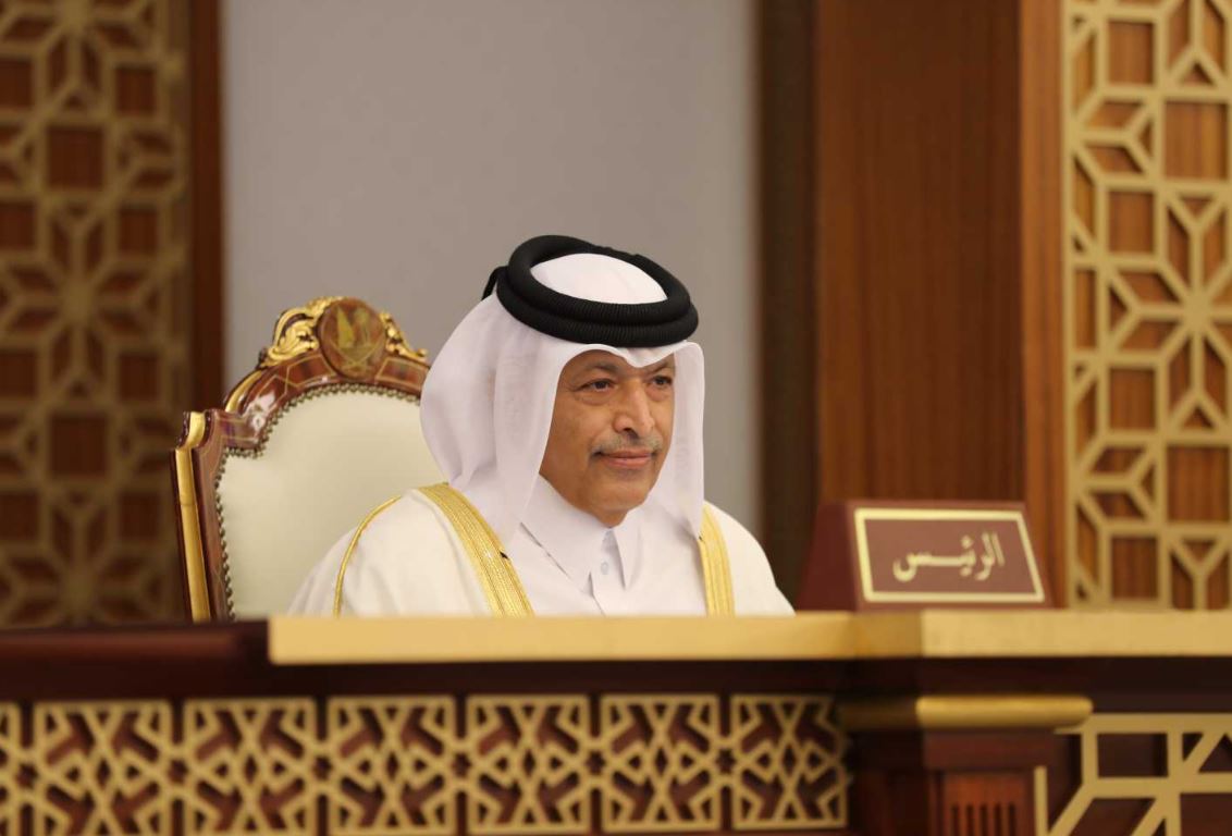 Speaker of Shura Council H E Hassan bin Abdullah Al Ghanim 