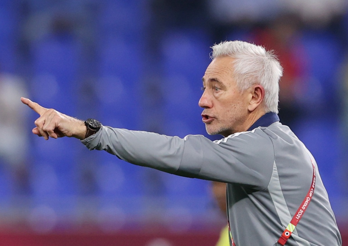 United Arab Emirates coach Bert van Marwijk