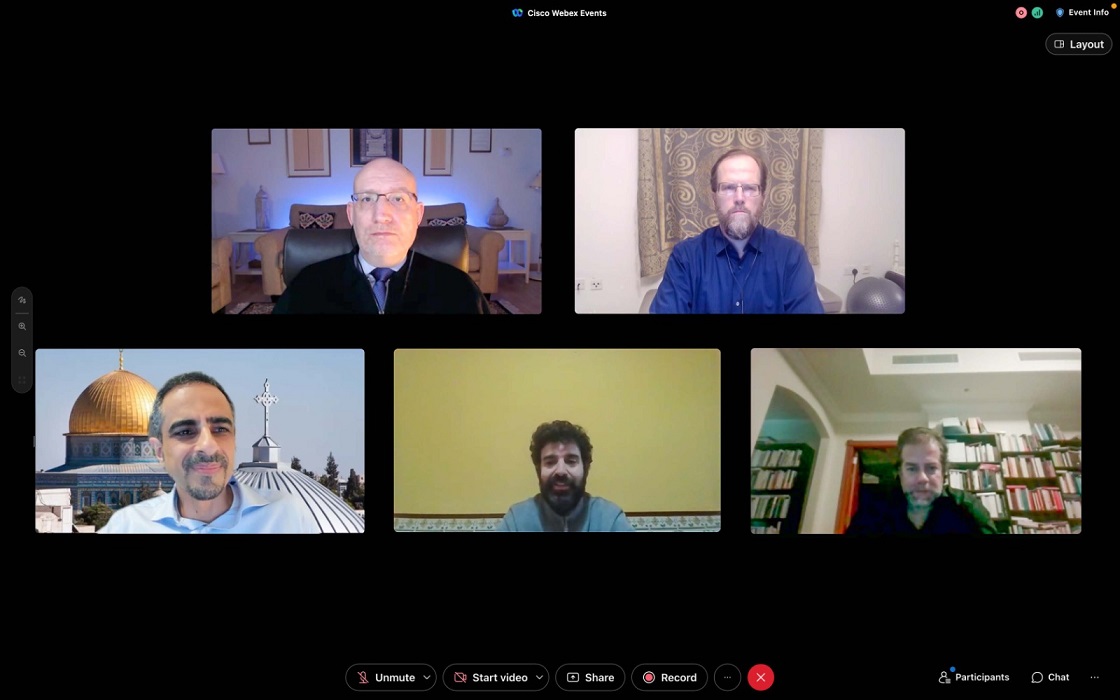 College of Islamic Studies faculty members during the online programme held on January 19, 2022. 