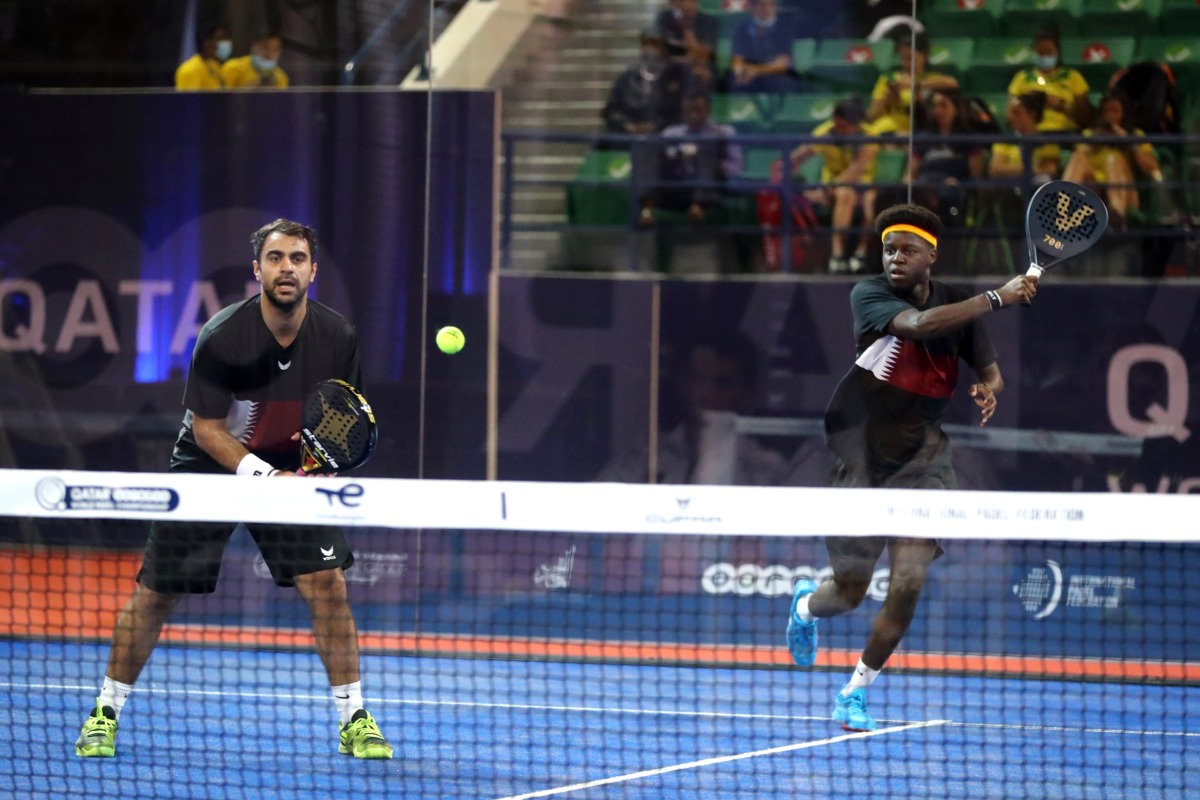 Qatar players in action at World Padel Championship in Doha, in this file photo.